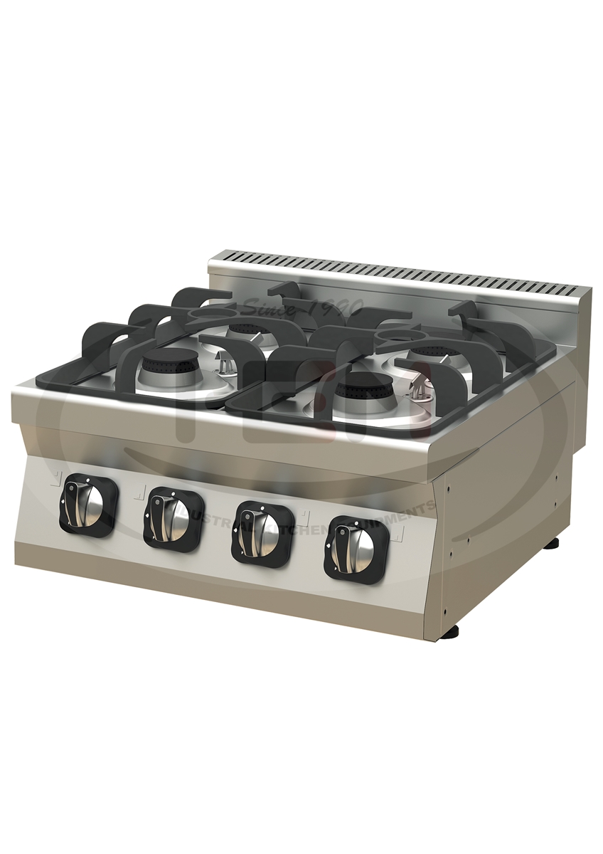 GAS COOKER WITH 4 BURNERS