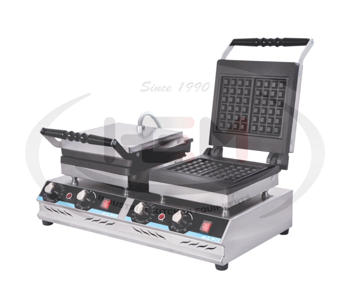 2 Li Elektrikli Kare Waffle Makinesi