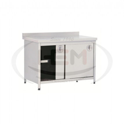 Ara Raflı Dolaplı Çalışma Tezgahı 160X60X85